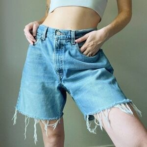 Levi's Blue Jean Shorts for Women